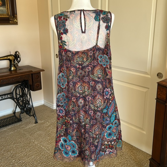 Sundance Palace Tapestry Embroidered Mesh Dress - Picture 5 of 13